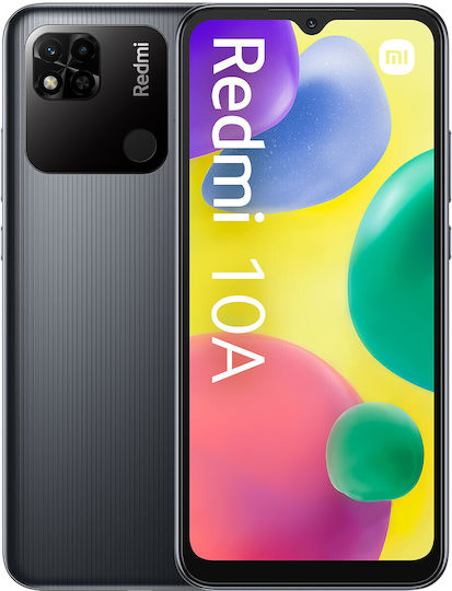Xiaomi Redmi 10A Dual SIM (2GB/32GB) Graphite Gray view 1