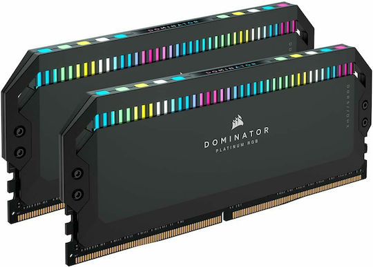 Corsair Dominator DDR5 64GB RAM with 2x32GB Modules and Speed 6400 for Desktop CMT64GX5M2B6400C32