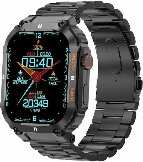 Gravity Gt6-2 42mm Smartwatch with Heart Rate Monitor (Multicolour)
