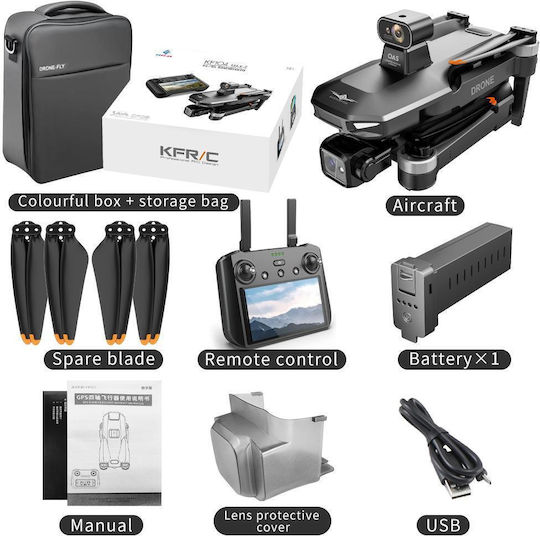 SLX KF104 MAX2 Drone 5G with Camera 4K 30fps and Controller view 2