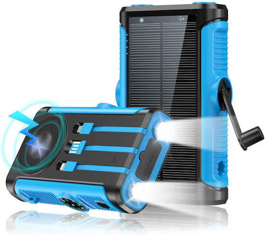 Linomag Solar Power Bank 20000mAh Blue view 1