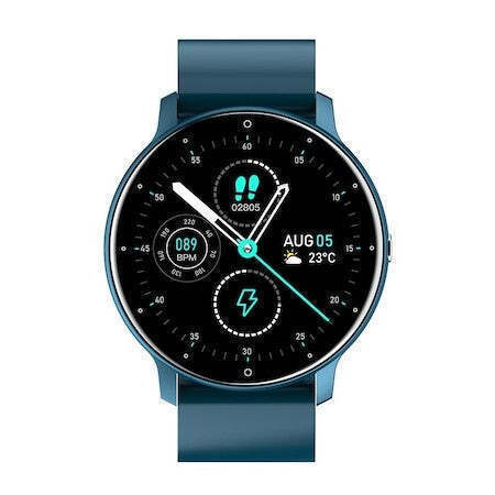 ZL02D Aluminium 45mm Smartwatch with Heart Rate Monitor (Blue) view 5