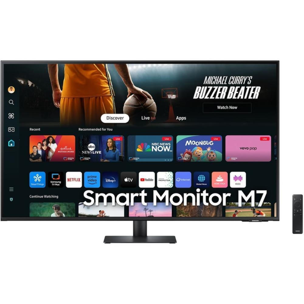 Samsung M7 M70F VA HDR Smart Monitor 43" 4K 3840x2160 with Response Time 4ms GTG view 1