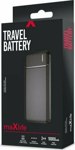 Maxlife MXPB-01 Power Bank 10000mAh with USB-A Port Black vue 4