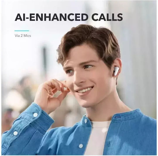 Soundcore by Anker R50i In-ear Bluetooth Handsfree Earphones with Sweat Resistance and Charging Case White vue 5