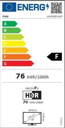 CHiQ Smart Television 55" 4K UHD QLED UJA55QM10GP HDR (2025) view 7