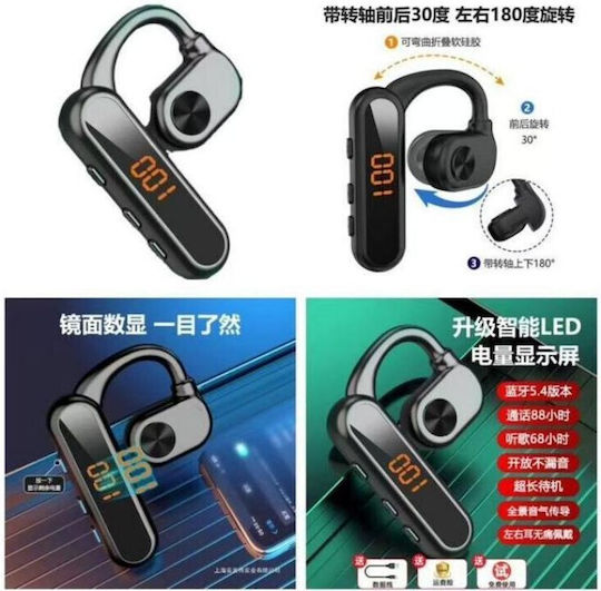 V39 In-ear Bluetooth Handsfree Earphone Black view 2