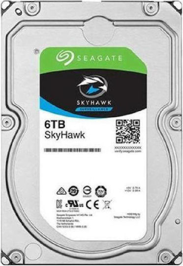 Seagate Skyhawk Surveillance 6TB HDD Hard Drive 3.5" SATA III 5900rpm with 256MB Cache for Recorder ST6000VX001 view 2
