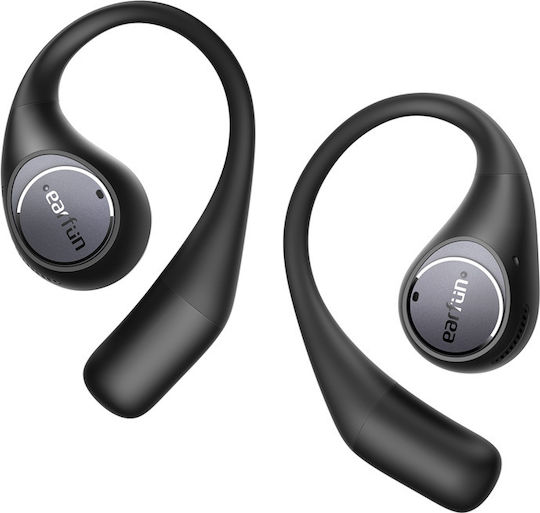 Earfun OpenJump Open Ear Bluetooth Handsfree Earphones with Sweat Resistance and Charging Case Black view 3