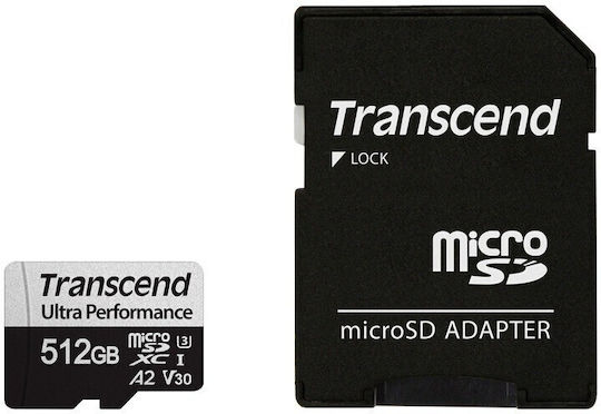 Transcend SDXC Memory Card 512GB with Adapter view 1