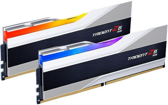 G.Skill Trident Z5 RGB DDR5 64GB RAM with 2x32GB Modules and Speed 6000 for Desktop F5-6000J3040G32GX2-TZ5RW vue 3