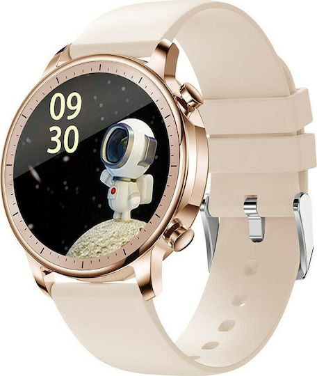 Colmi V23 Pro Smartwatch with Heart Rate Monitor (Gold)