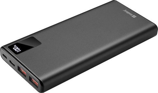 Sandberg 420-58 Power Bank 10000mAh 20W with 2 USB-A Ports and USB-C Port Power Delivery / Quick Charge 3.0 Black view 3