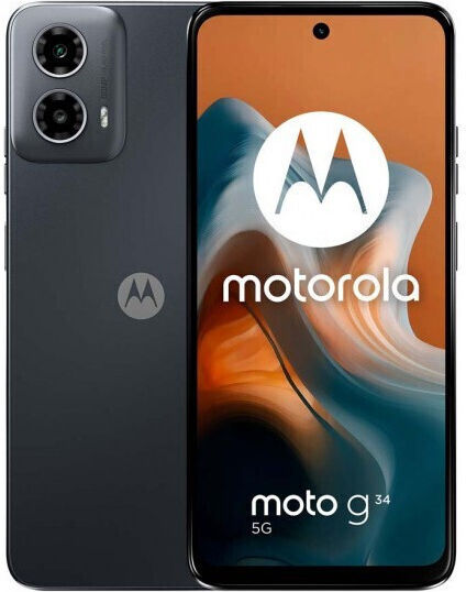 Motorola Moto G34 5G Dual SIM (4GB/128GB) Charcoal Black view 2