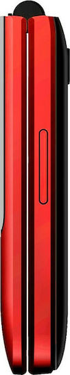 Aiwa FP-24 Dual SIM Mobile with Buttons Red view 3