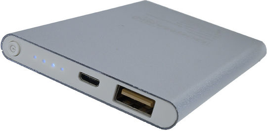 Bormann BBC5001 Power Bank 5000mAh with USB-A Port Silver view 5