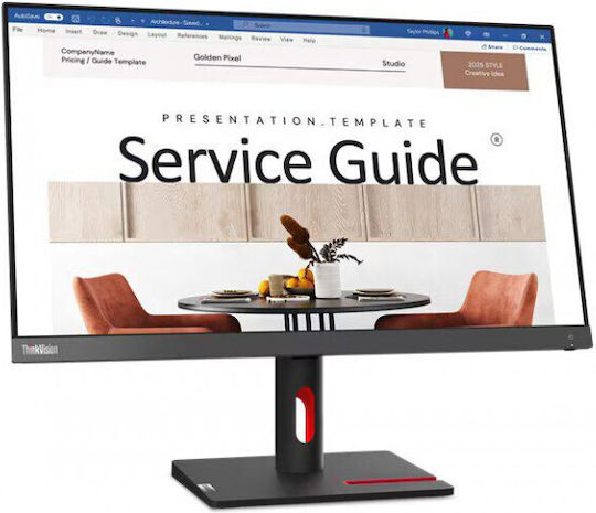 Lenovo ThinkVision S24i-30 IPS Monitor 23.8" FHD 1920x1080 view 3