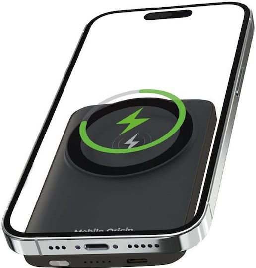 Mobile Origin MagSafe Power Bank 5000mAh 15W Power Delivery Black view 8