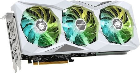 ASRock Radeon RX 7600 XT 16GB GDDR6 Steel Legend OC Graphics Card vue 4