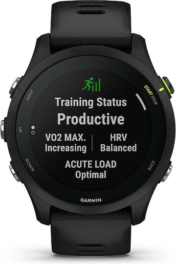 Garmin Forerunner 255 Music 46mm Waterproof Smartwatch with Heart Rate Monitor (Black) view 5
