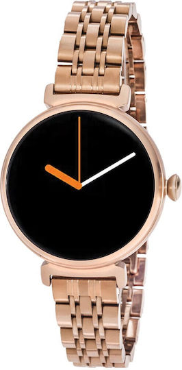 3Guys 3GW7051 Stainless Steel 35mm Smartwatch with Heart Rate Monitor (Rose Gold) view 1