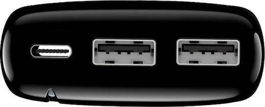Forever TB-100L Power Bank 20000mAh with 2 USB-A Ports Black vue 8