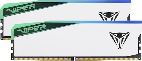 Patriot Viper Elite 5 DDR5 48GB RAM with 2x24GB Modules for Desktop PVER548G70C32KW view 1