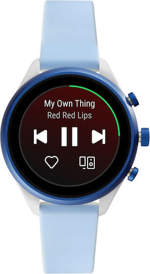 Fossil Sport 41mm Smartwatch with Heart Rate Monitor (Red) view 5