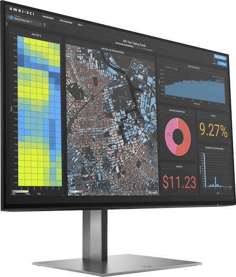 HP Z24f G3 IPS Monitor 23.8" FHD 1920x1080 with Response Time 5ms GTG view 3