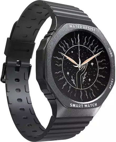 Nubi H88 Smartwatch with Heart Rate Monitor (Black) view 2