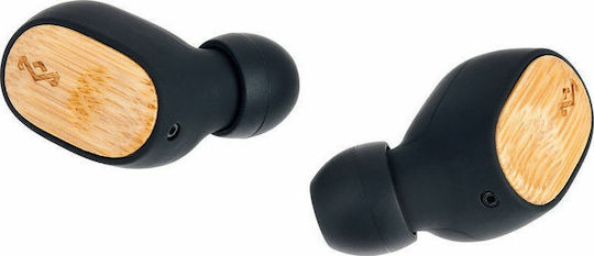 The House Of Marley Liberate Air In-ear Bluetooth Handsfree Earphones with Sweat Resistance and Charging Case Black view 2