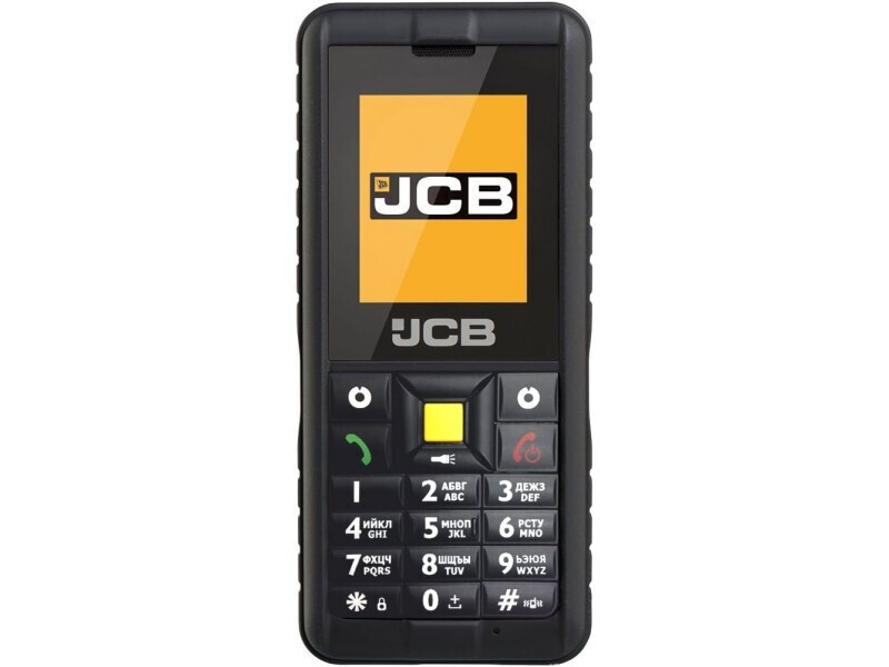 JCB Tradesman 2F Dual SIM Resistant Mobile with Buttons Black view 1