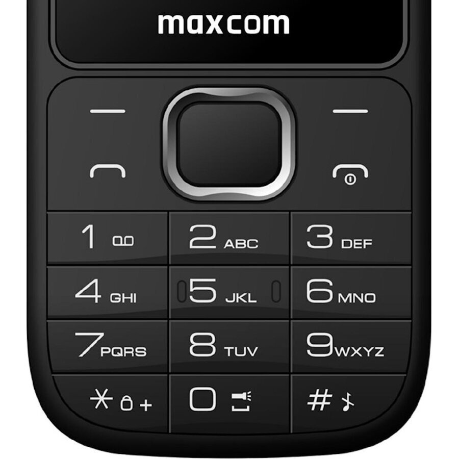 MaxCom MM 142L Dual SIM Mobile with Buttons Black view 7