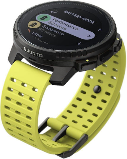 Suunto Vertical Stainless Steel 49mm Smartwatch with Heart Rate Monitor (Black Lime) view 4