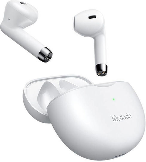 Mcdodo B01 Earbud Bluetooth Handsfree Earphones with Charging Case White view 3
