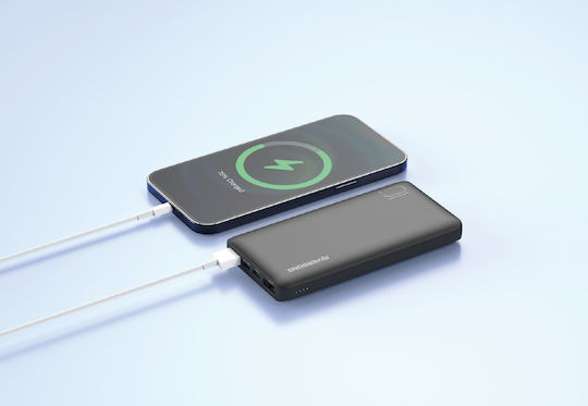 Riversong Horizon 10E Power Bank 10000mAh with 2 USB-A Ports and USB-C Port Black view 2