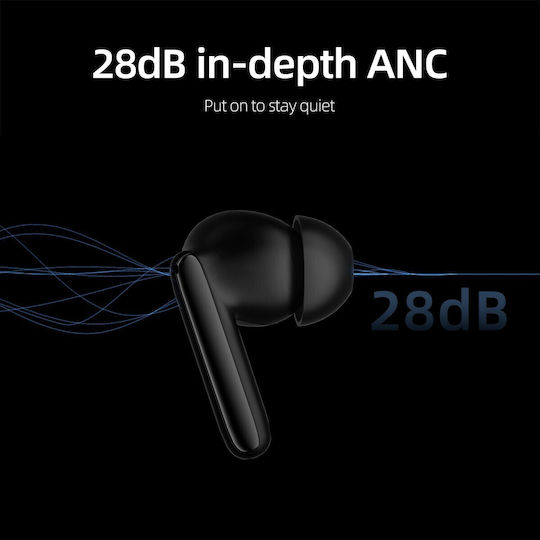 QCY T13 ANC2 In-ear Bluetooth Handsfree Earphones with Charging Case Black view 3