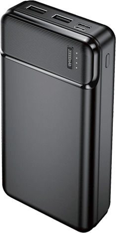 Maxlife MXPB-01 Power Bank 20000mAh with 2 USB-A Ports Black vue 2