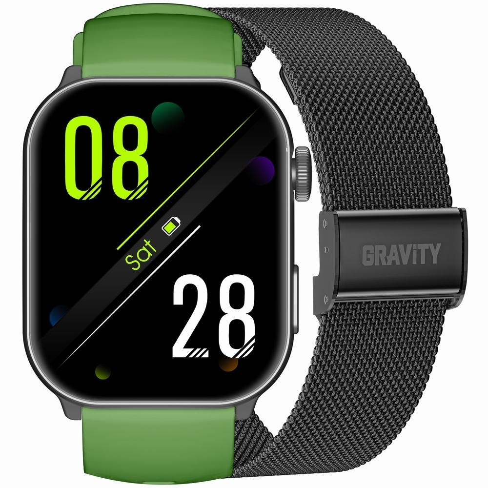 Unisex Smartwatch Gravity Gt28-4 Bluetooth Calls Additional Strap Sg037d