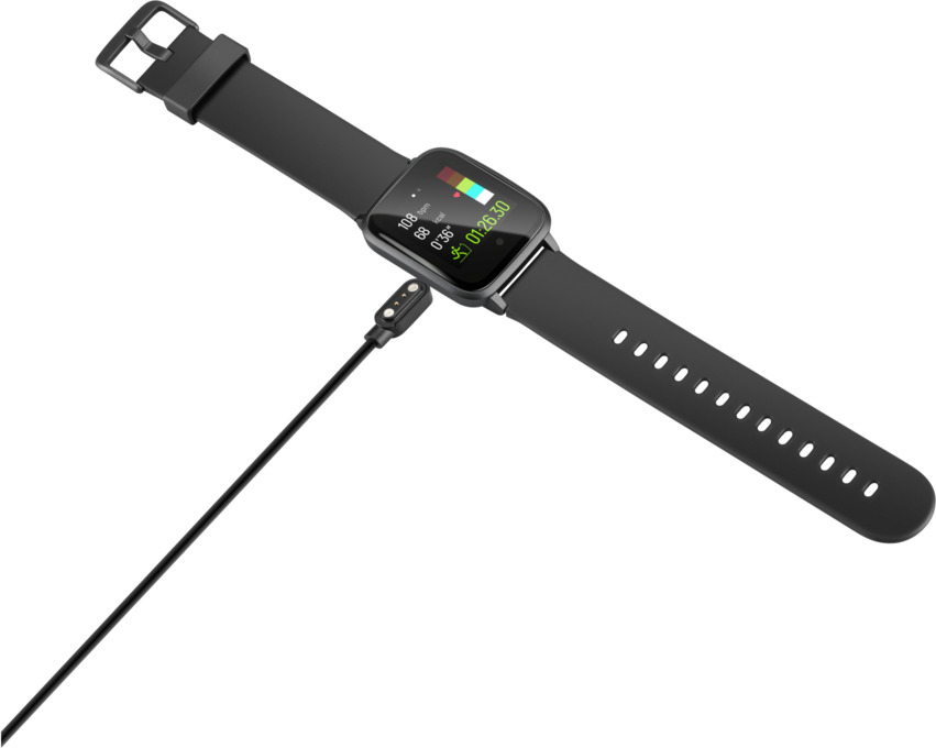 Acme SW104 Smartwatch with Heart Rate Monitor (Black) view 8