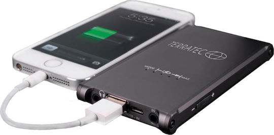 TerraTec HA-1 Power Bank 3000mAh with USB-A Port Black vue 4