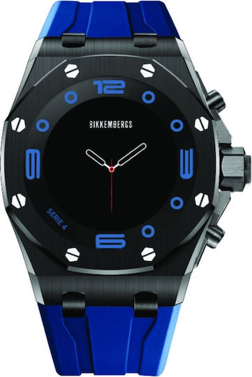 Bikkembergs BK-GT305 Stainless Steel 45mm Smartwatch (Blue)