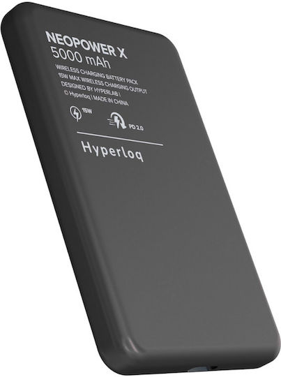 Hyperloq NeoPower X MagSafe 5000mAh 15W Power Delivery Black vista 2