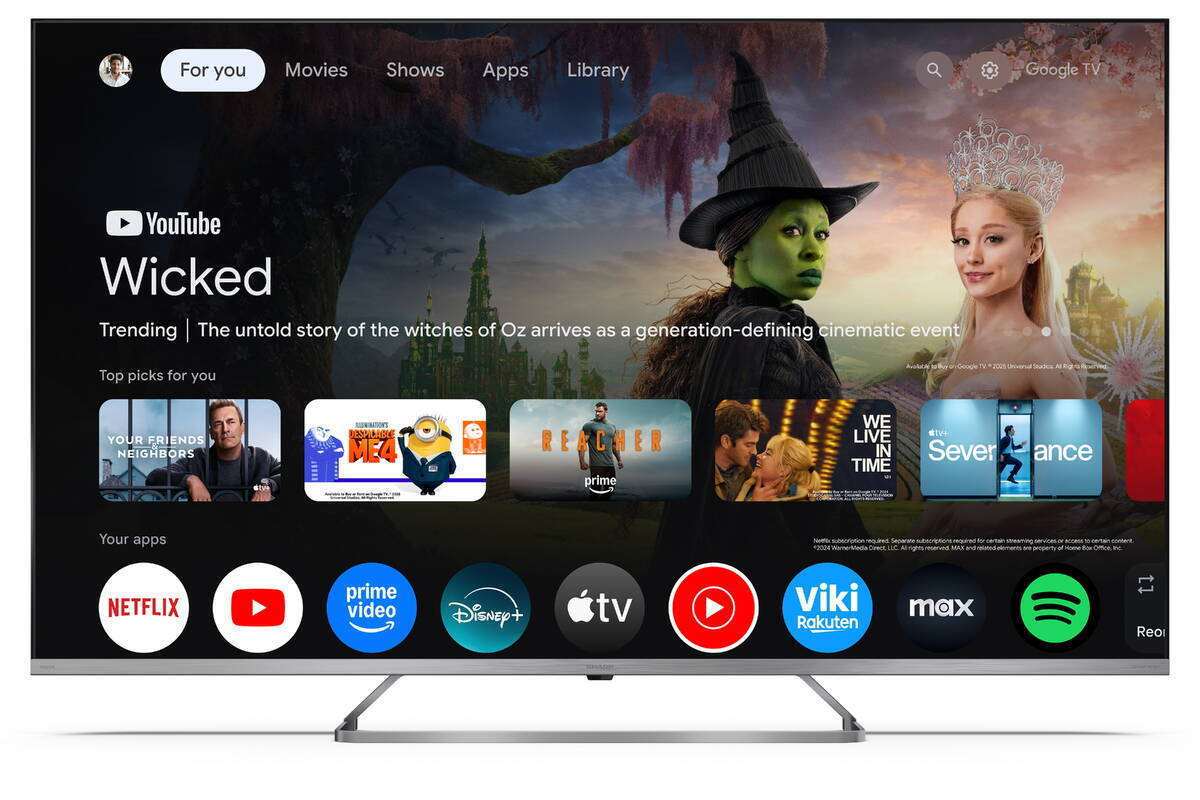 Sharp Smart TV 50" 4K UHD QLED JP7265E HDR (2025) 50JP7265E view 5