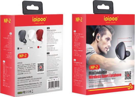 Ipipoo NP-2 In-ear Bluetooth Handsfree Earphone Black view 2