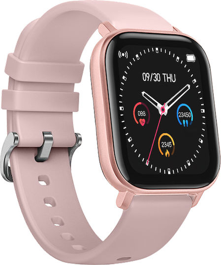 T99 Smartwatch with Heart Rate Monitor (Pink) view 3