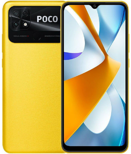Xiaomi Poco C40 Dual SIM (4GB/64GB) Poco Yellow view 1