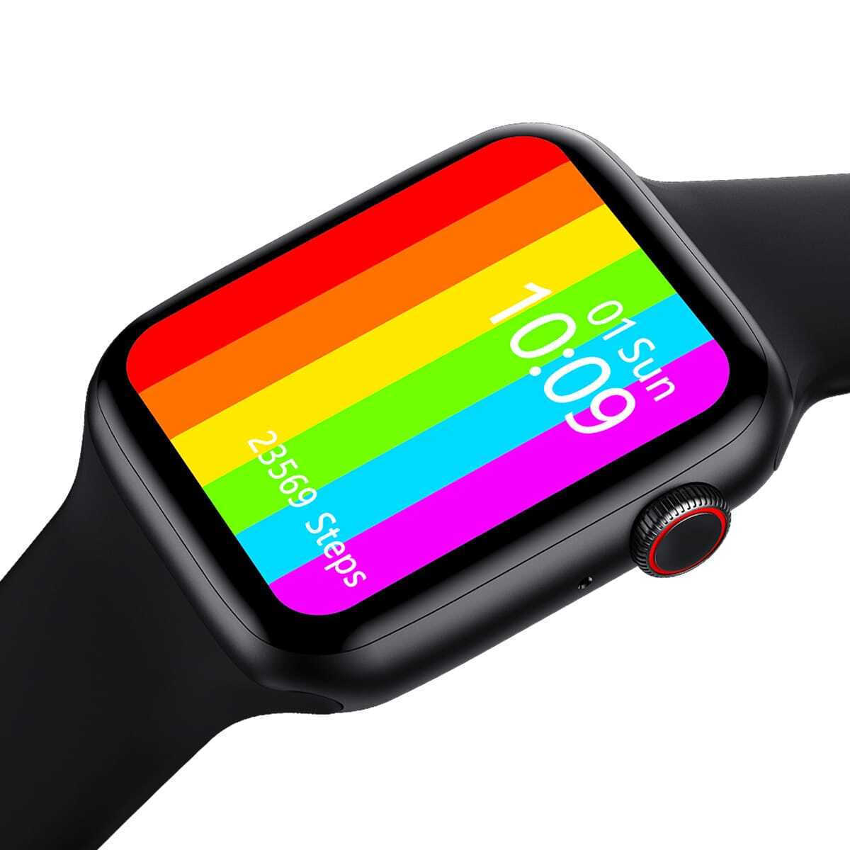 WearFiT Aluminium Smartwatch with Heart Rate Monitor (Black) vista 4