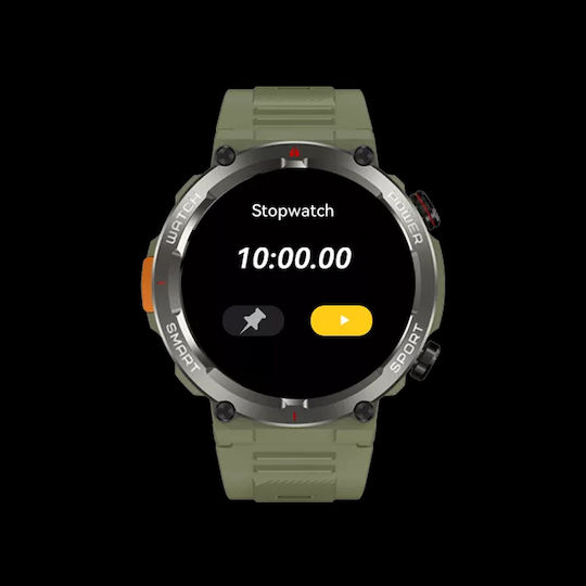 BlackView W50 Pro 56mm Waterproof Smartwatch with Heart Rate Monitor (Green) view 2