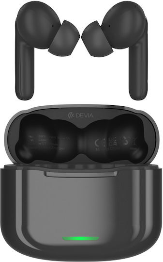Devia Star E1 In-ear Bluetooth Handsfree Earphones with Charging Case Black view 1
